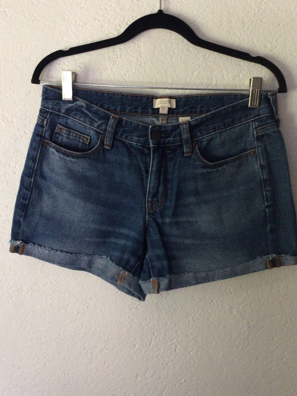 J. Crew Blue Denim Cutoff Jean Shorts